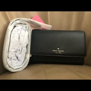 Brand New Kate Spade Harlow Wallet on a string